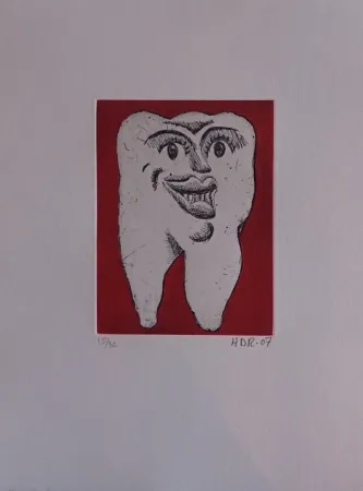 Гравюра Di Rosa - Les 32 dents