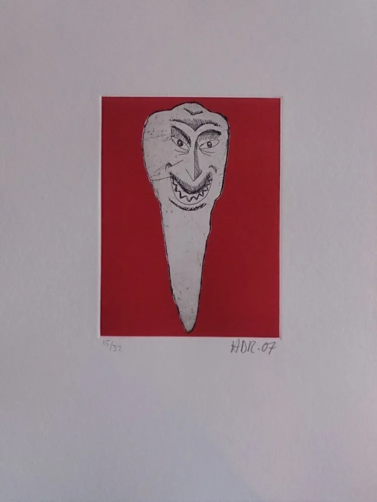 Гравюра Di Rosa - Les 32 dents