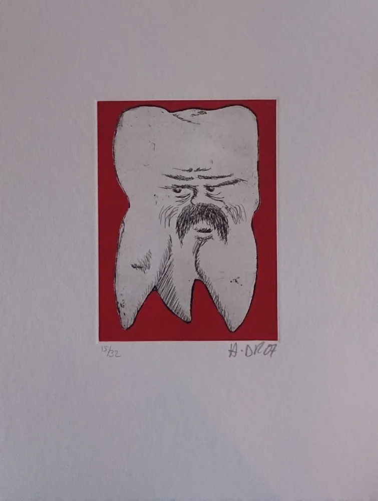 Гравюра Di Rosa - Les 32 dents