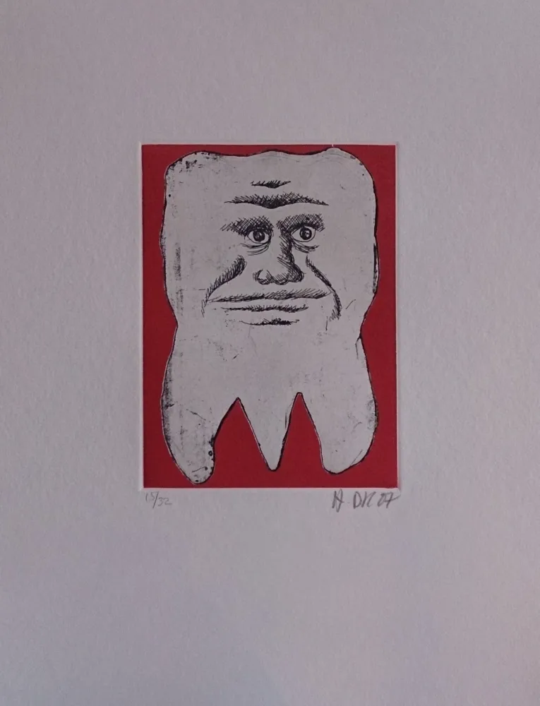 Гравюра Di Rosa - Les 32 dents