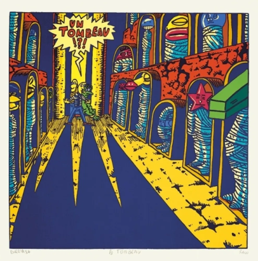 Сериграфия Di Rosa - Un tombeau