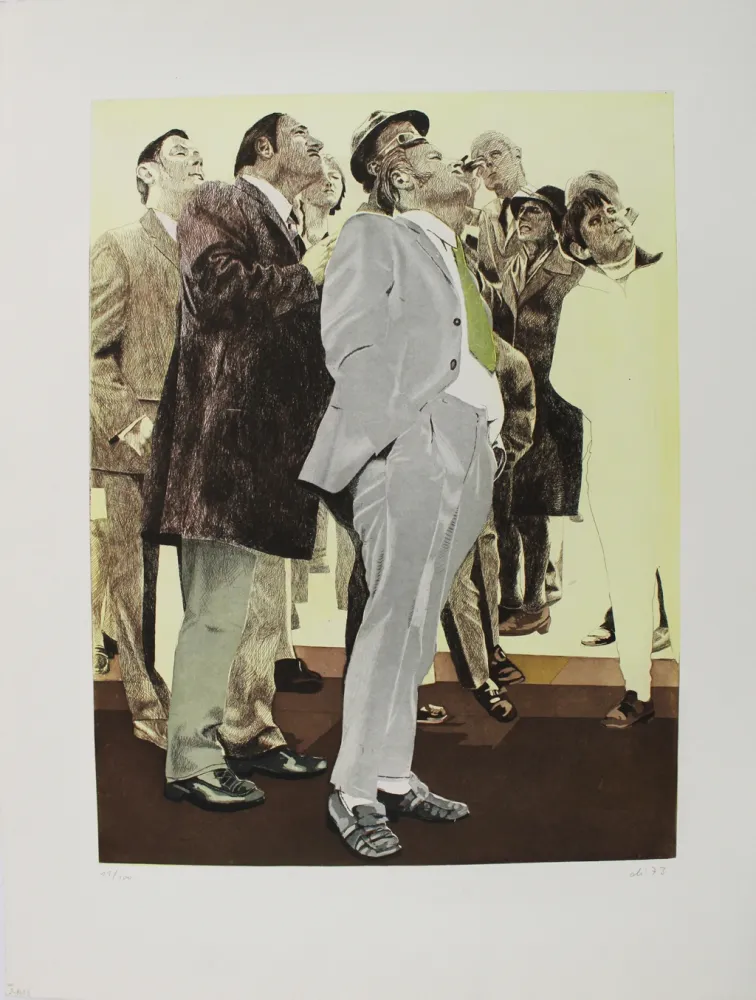 Офорт И Аквитанта Diehl - Beobachtung