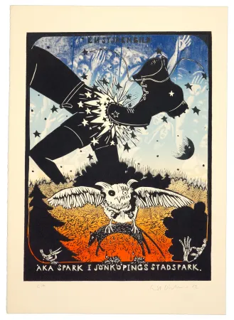 Линогравюра Dietman - Aka