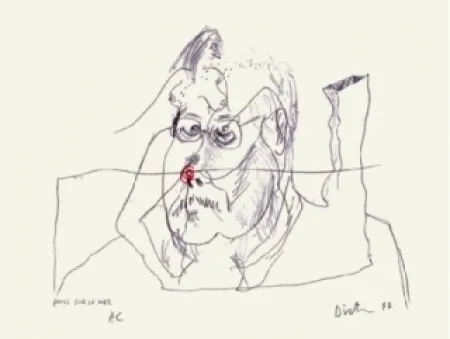 Сериграфия Dietman - Poils sur le nez