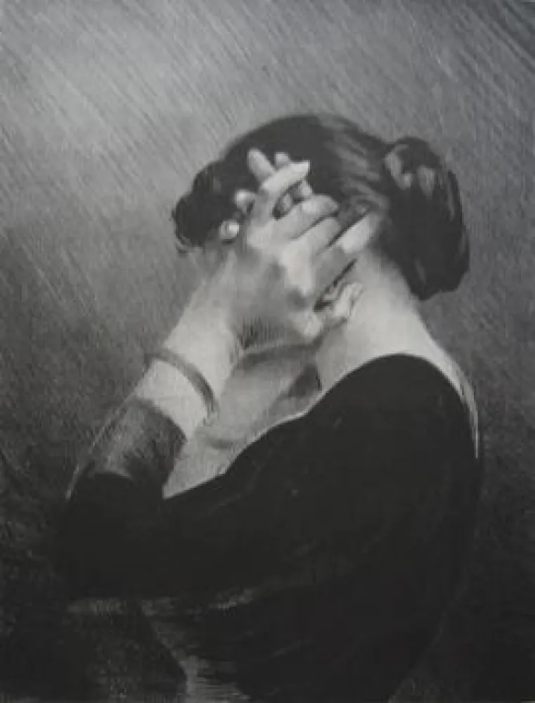 Литография Dillon - Ventôse / Windy