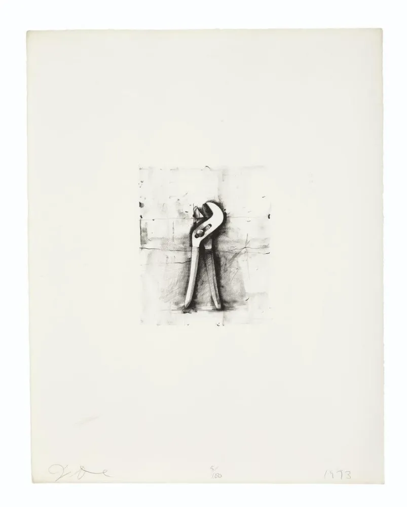 Литография Dine - Adjustable Wrench