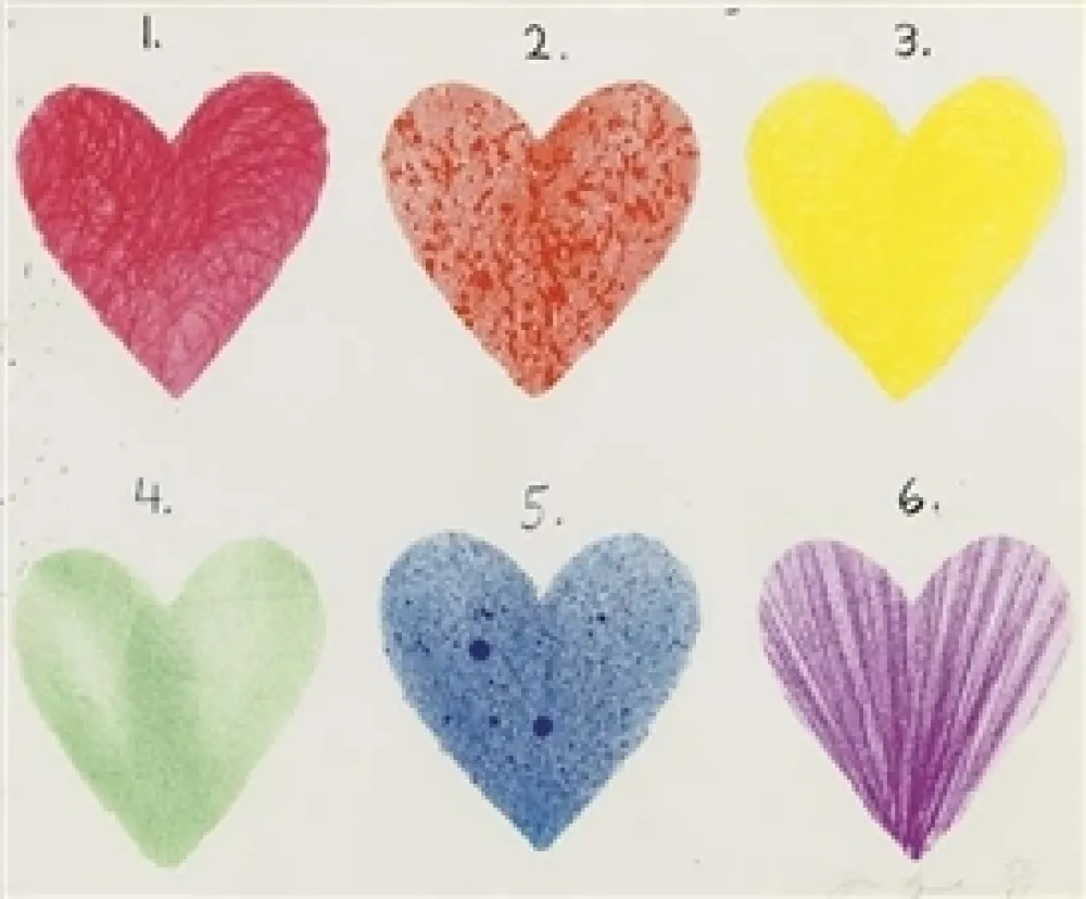 Литография Dine - Dutch Hearts