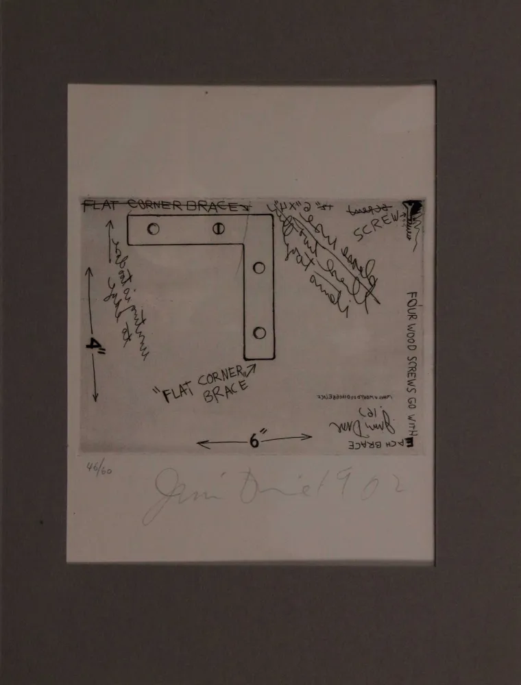 Офорт Dine - Flat corner brace