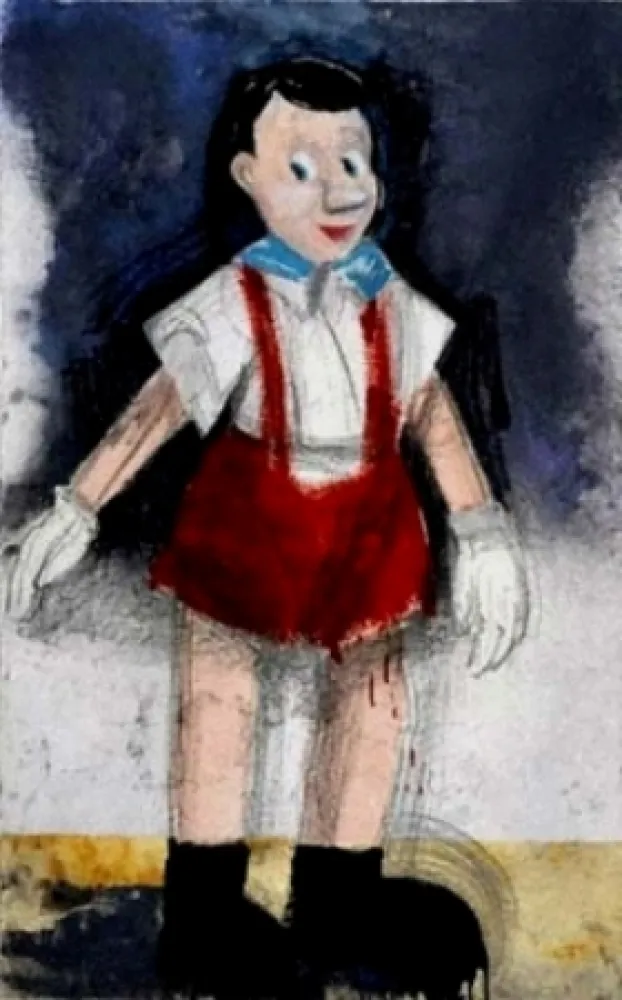 Гравюра Dine - Red Pants II