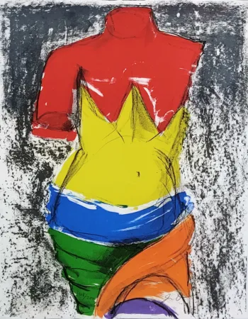 Литография Dine - THE BATHER