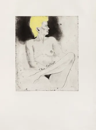 Гравюра Dine - The Cellist