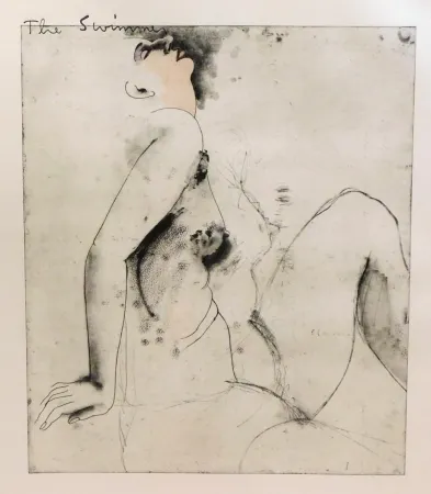 Офорт Dine - The Swimmer