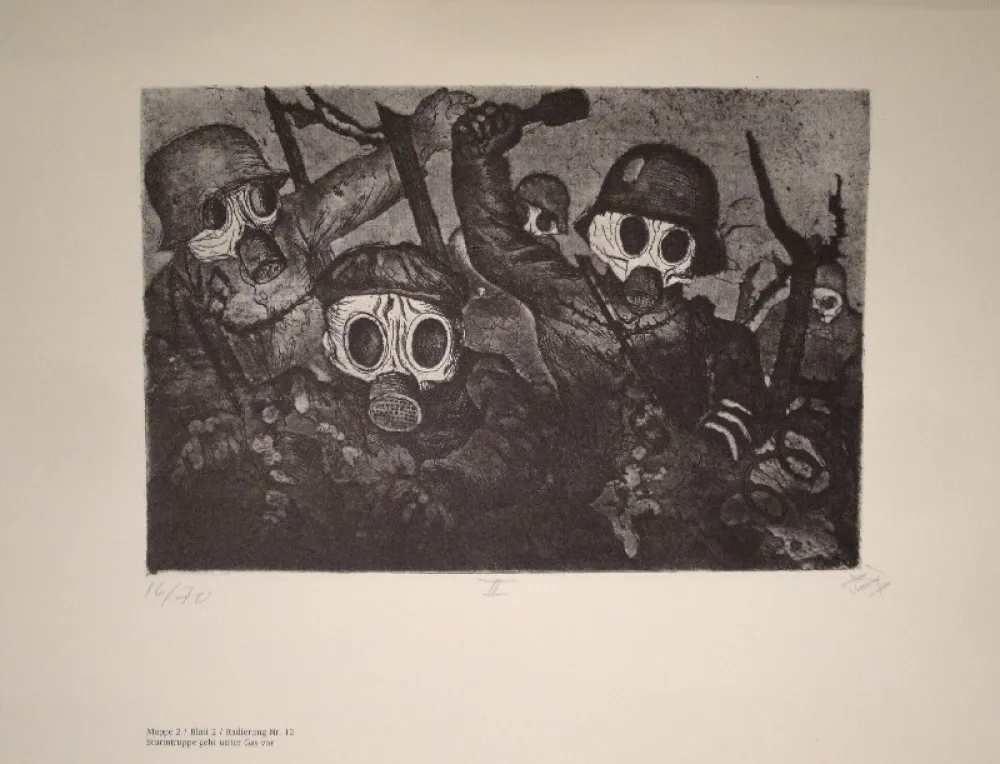 Иллюстрированная Книга Dix - Der Krieg