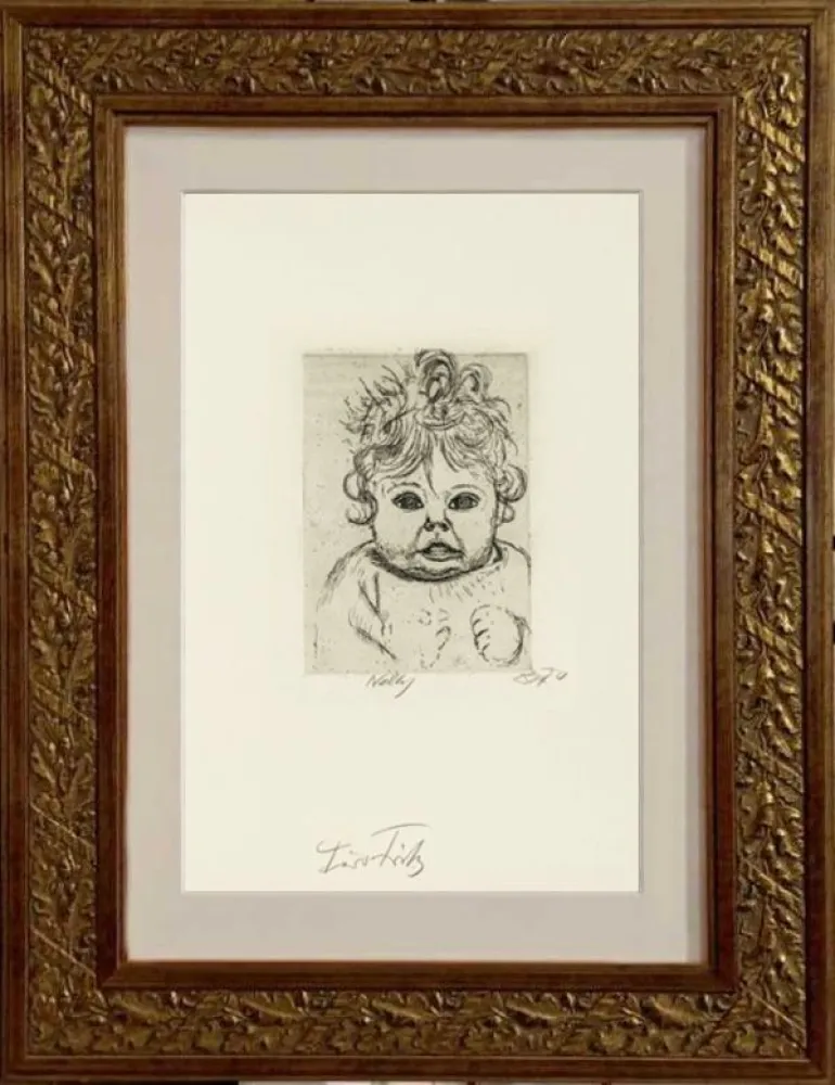 Гравюра Сухой Иглой Dix - Nelly II.