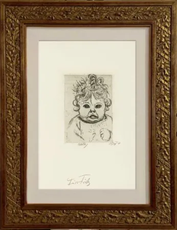 Гравюра Сухой Иглой Dix - Nelly II.