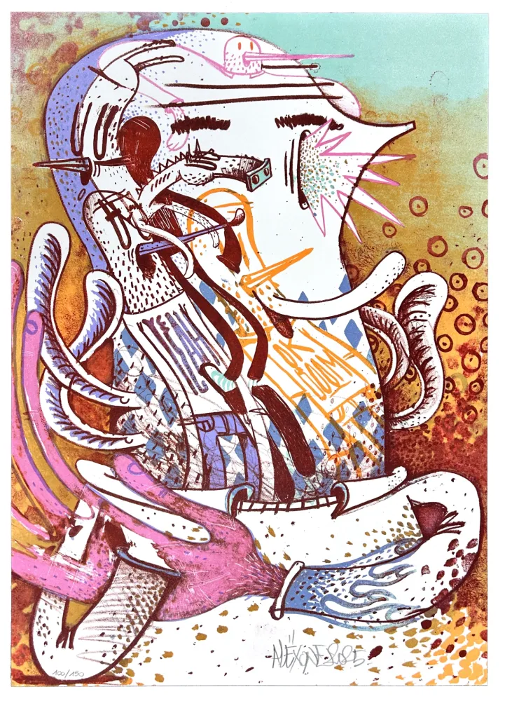 Литография Dizac - Sans titre 2