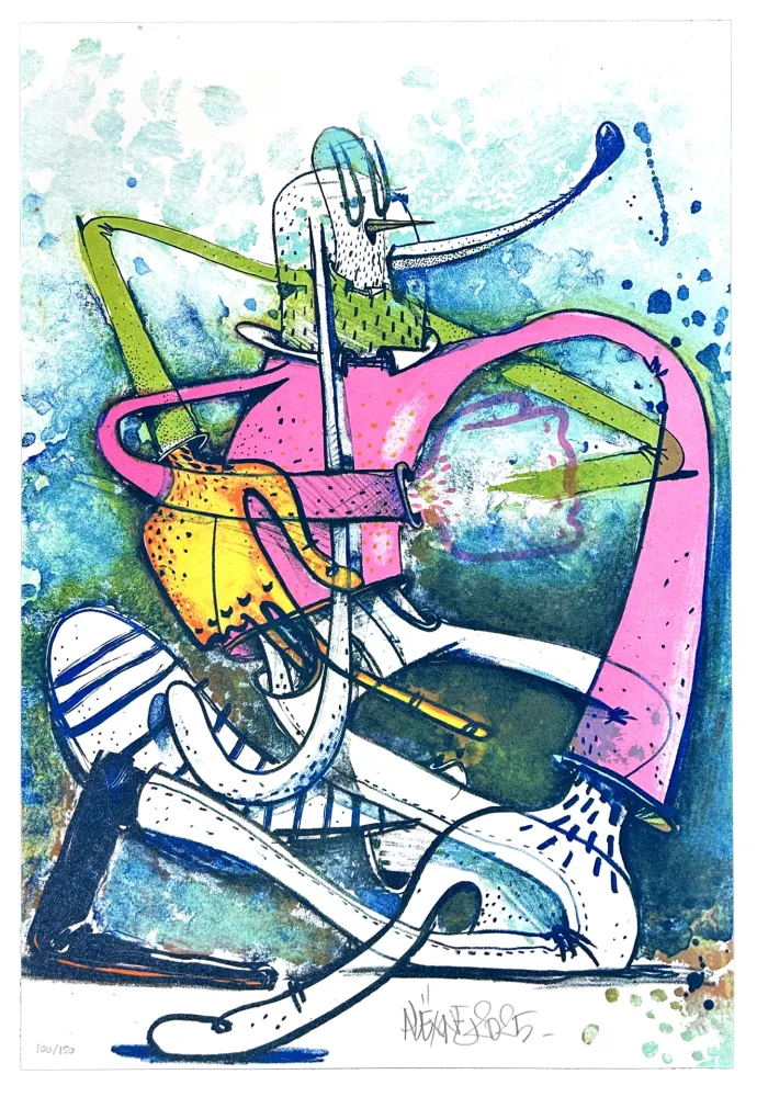 Литография Dizac - Sans titre 4