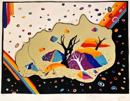 Сериграфия Djak - Senza titolo