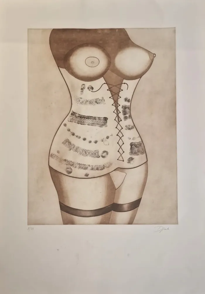 Офорт Djak - Senza titolo