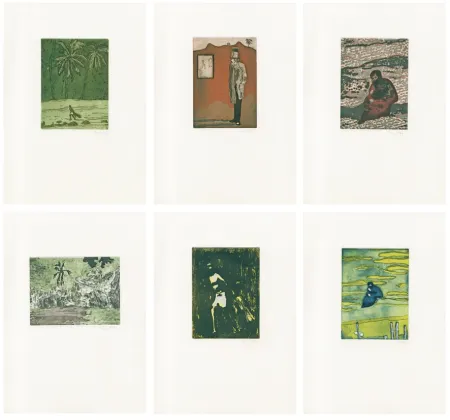 Офорт Doig - Black Palms