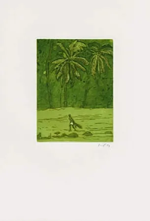 Офорт И Аквитанта Doig - Pelican