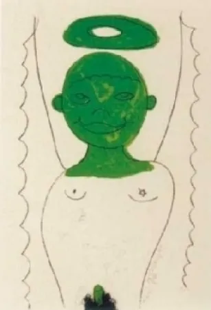 Литография Dokoupil - Angelito