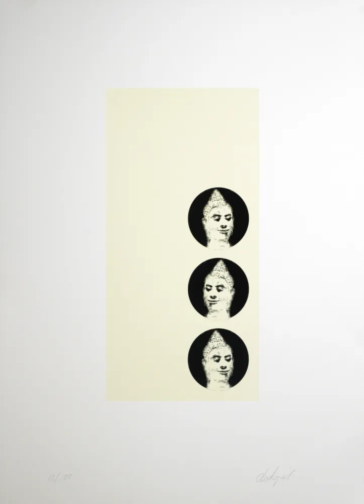 Литография Dokoupil - Buddha, 1995