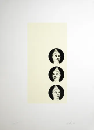 Литография Dokoupil - Buddha, 1995