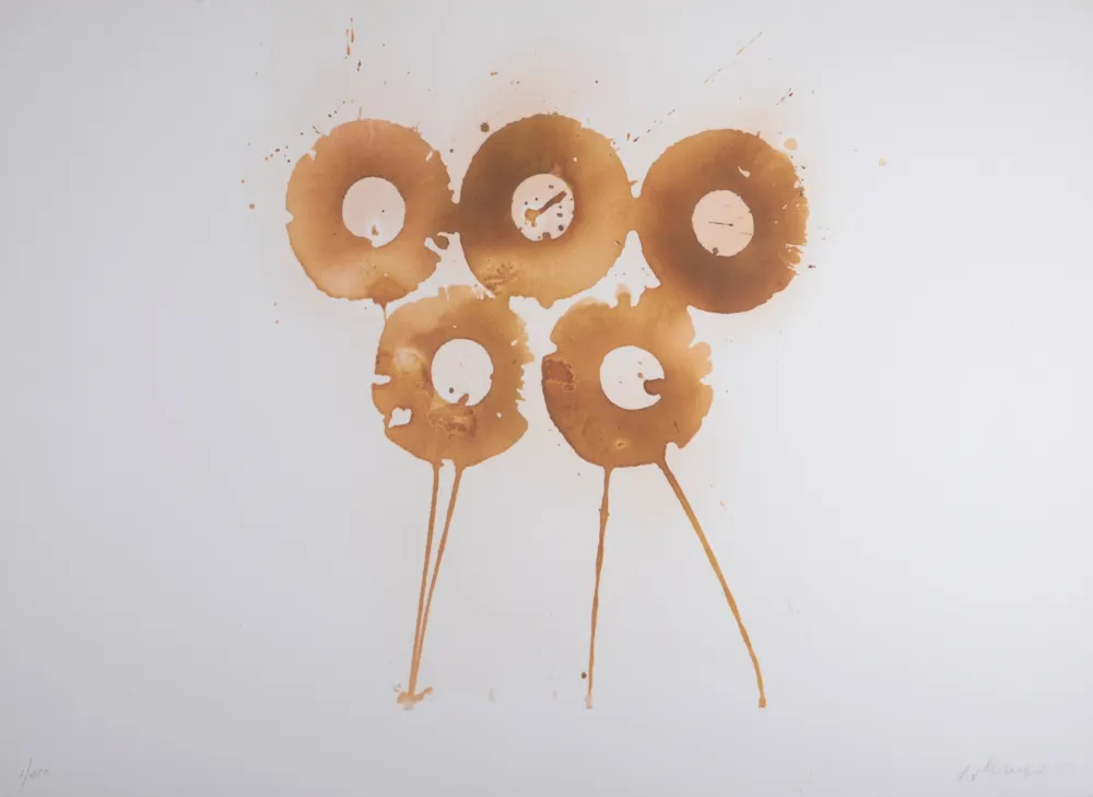 Литография Dokoupil - Golden Rings