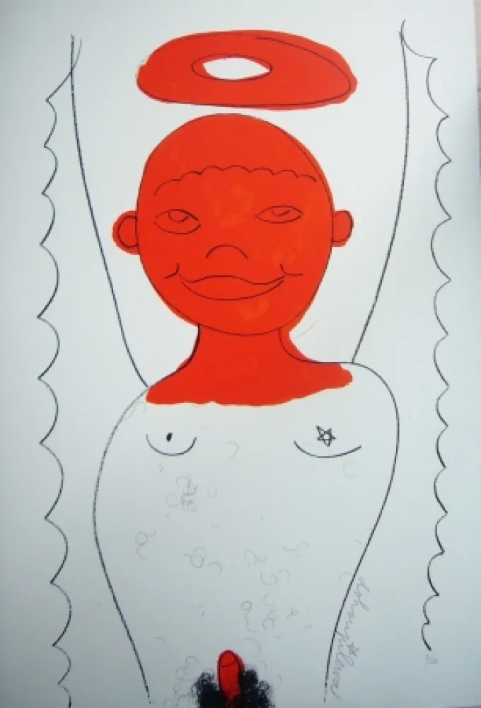 Литография Dokoupil - Petit ange