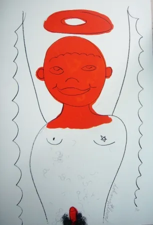 Литография Dokoupil - Petit ange