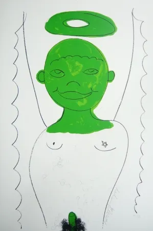 Литография Dokoupil - Petit ange 4