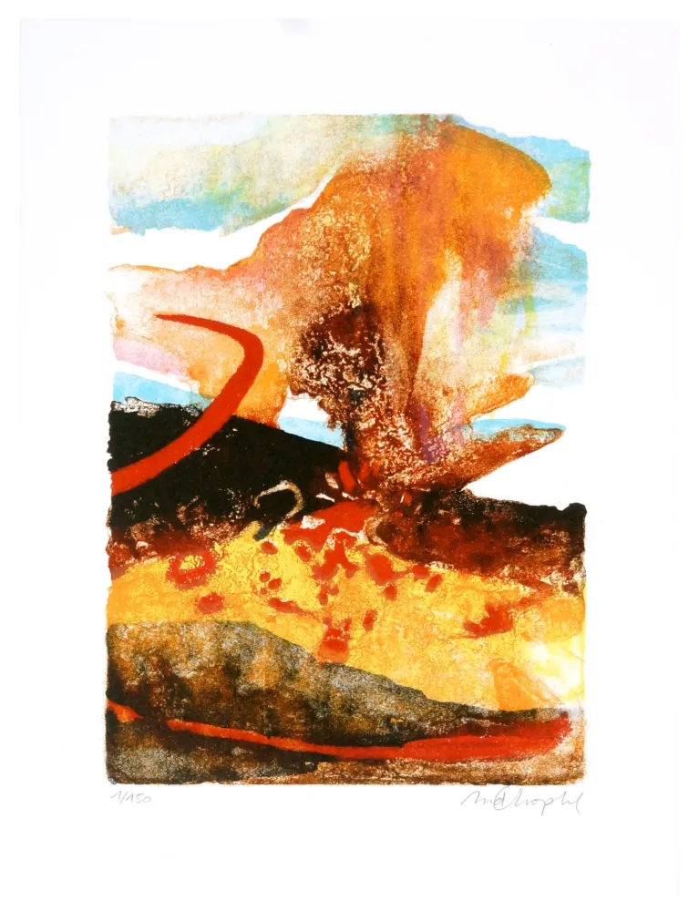 Литография Dolma - Orange Tephra