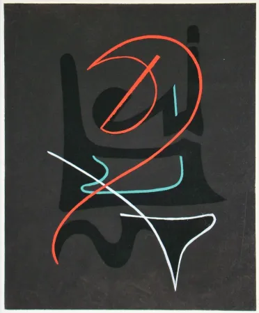 Трафарет Domela - Composition abstrait