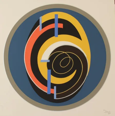 Литография Domela - RELIEF N.169 - EXACTA FROM CONSTRUCTIVISM TO SYSTEMATIC ART 1918-1985