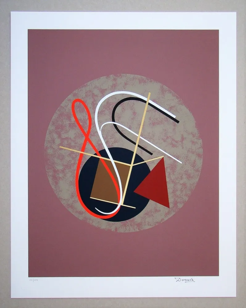 Сериграфия Domela - Senza Titolo