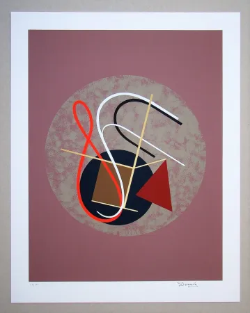 Сериграфия Domela - Senza Titolo