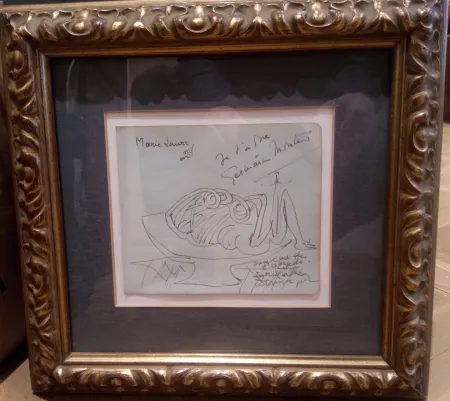 Нет Никаких Технических Dominguez - Dibujo con dedicatoria a Marie Laure de Noailles