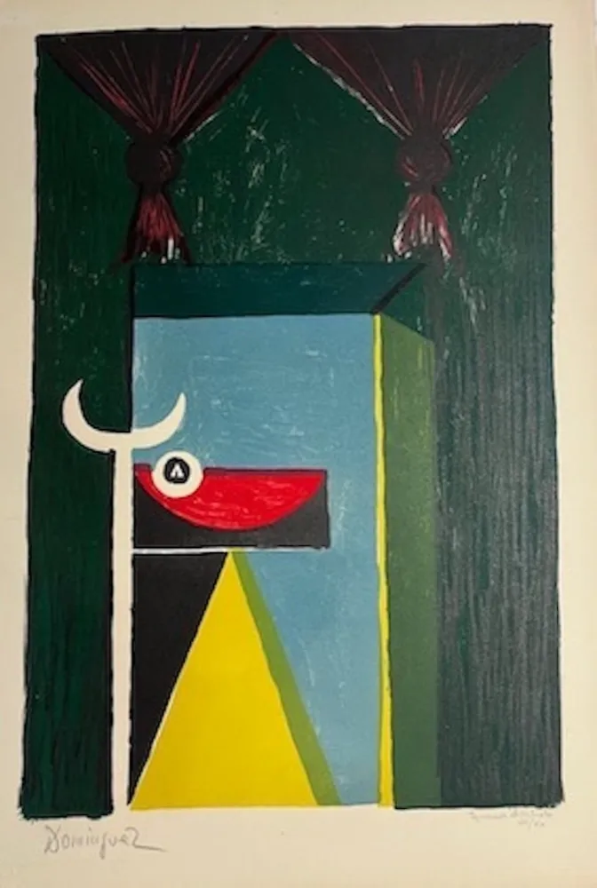 Литография Dominguez - Tauromachie