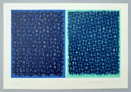 Сериграфия Dorazio - A verde B blu