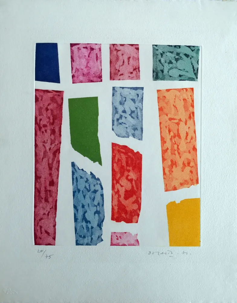 Офорт Dorazio - Composizione 1