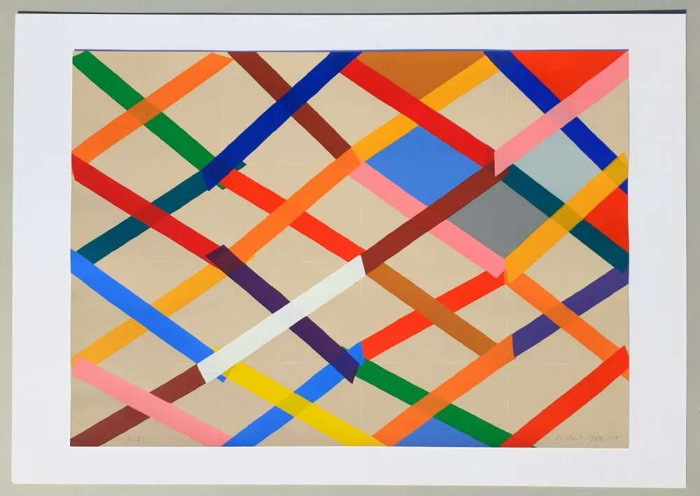 Сериграфия Dorazio - Composizione