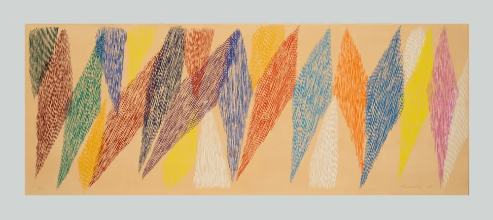 Сериграфия Dorazio - Composizione rosa