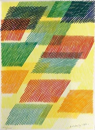 Литография Dorazio - Erker-Treffen 4 