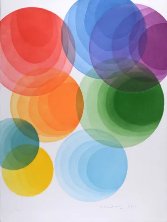 Офорт Dorazio - Europa Unita - Italia, 1991 - Hand-signed