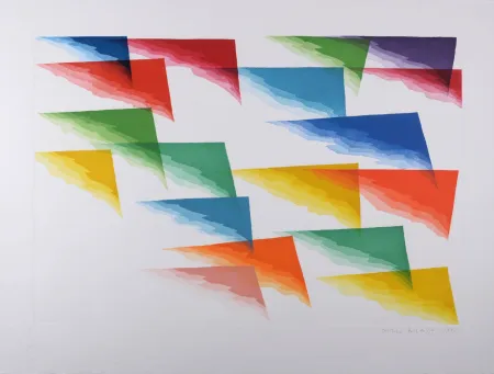 Гравюра Dorazio - Germania - Europa Unita, 1991 - Hand-signed