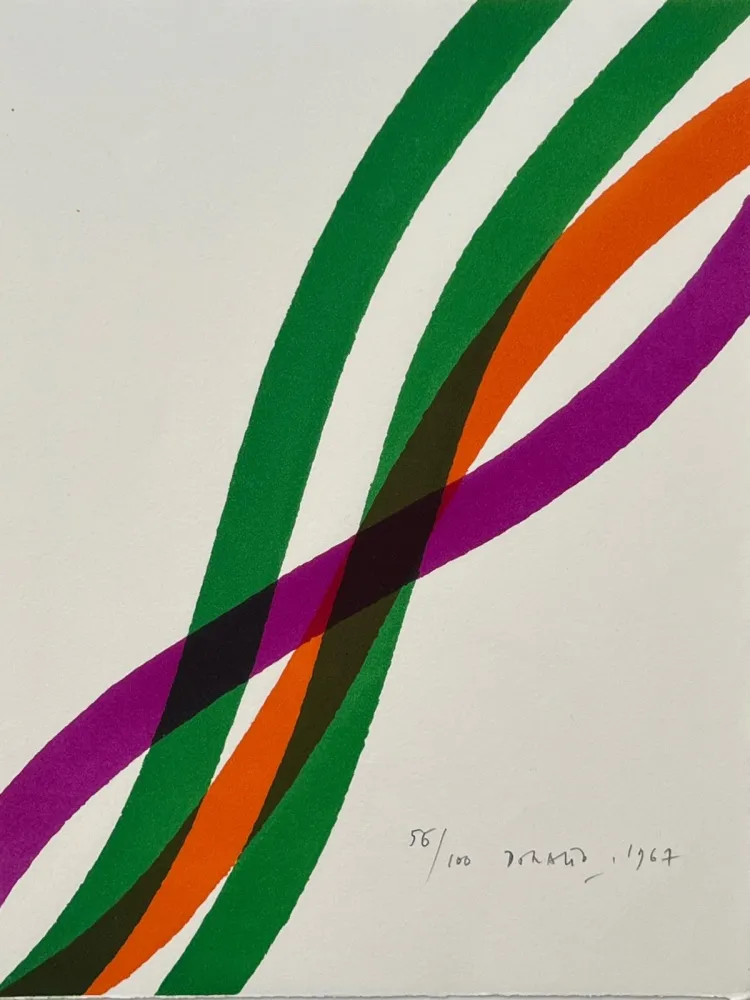 Литография Dorazio - Hommage à Hans Arp 