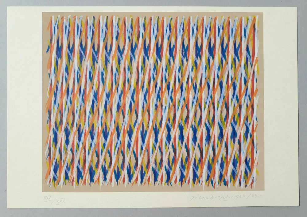 Сериграфия Dorazio - Jeu flamand n°1