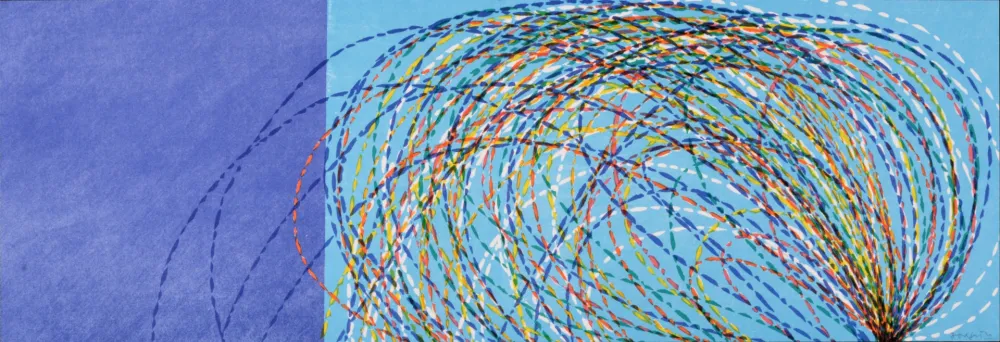 Литография Dorazio - Kokkora (#5), 1987 - Hand-signed, Not numbered