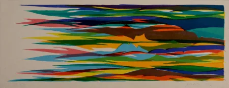 Литография Dorazio - Kokkora (#H), 1987 - Hand-signed & numbered